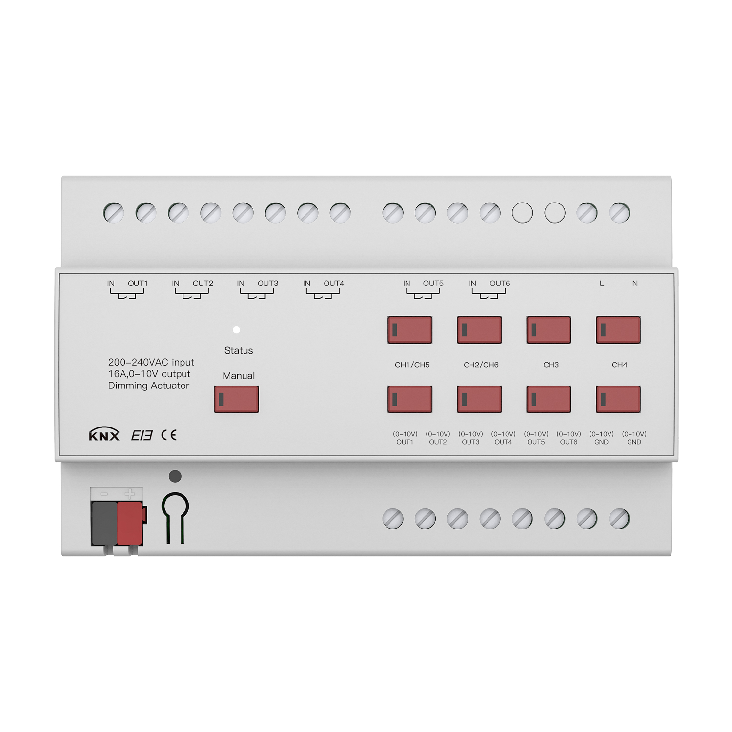 6路0-10V调光执行模块